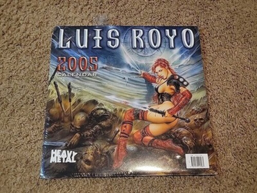 2005 LUIS ROYO CALENDAR, PUBLISHED BY HEAVY METAL MAGAZINE –read